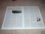 Parasound HCA-2200 Ii Amp Review, 3 Pages 1994. Fixed Price $13.00.