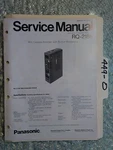 Panasonic RQ-218S Service Manual Original Repair Book Cassette Tape Recorder. Fixed Price $19.98.