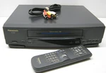 Panasonic PV-4601 Vhs Video Cassette Player 4-HEAD Vcr Omnivision Remote Works. Fixed Price $65.00.