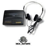 Casio W-885 Personal Mini Stereo Cassette Player Walkman W/ Headphones. Fixed Price $33.24.