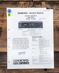 Onkyo TA-2028 Cassette Service Manual *original*. Fixed Price $19.97.