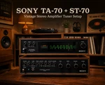 Sony TA-70 + ST-70 Rare Vintage Stereo Amplifier Tuner Setup. Fixed Price $1974.21.