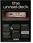 Vintage Aiwa AD-6900U Cassette Deck High Fidelity JAN-79. Fixed Price $6.99.