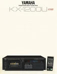 High Res Scans Of The Rare Brochure For Vintage Yamaha KX-1200U Cassette Deck. Fixed Price $18.09.