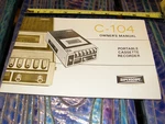 Marantz Superscope C-104 Professional Cassette Recorder Owners Manual 2. Fixed Price $13.00.