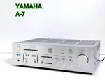 Integrated Amplifier, Yamaha A-7, Working Condition Confirmed, Slightly Flawed,. Fixed Price $358.00.