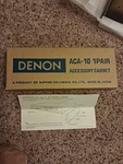 Denon ACA-10 Accessory Cabinet Wood Boards For Some Dr Cassette Decks Early 80'S. Fixed Price $69.00.