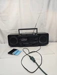 Vgt Jvc PC-V55 Stereo Am/fm (cassette Great) Boombox Tested (radio No Works. Fixed Price $44.99.