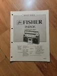 Service Manual For Fisher PH250K PH-250K Boombox. Fixed Price $39.99.