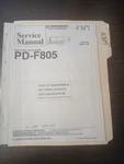 Pioneer PD-F805 Service Manual Original Repair Book File Type Cd Player. Fixed Price $49.99.