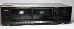 Teac W-350 Black Stereo Double Dual Cassette Deck **as Is For Parts Repair**. Fixed Price $19.99.