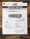 Jvc DD-VR9 Cassette Service Manual *original*. Fixed Price $24.97.
