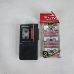 Panasonic RN-125 Microcasette Recorder Voice Activated W/ 3 Blank Tapes Tested. Fixed Price $45.00.