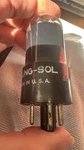 Nos Tungsol 6AC5GT Gray Glass Black Plate Audio Tube. Fixed Price $20.00.