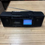 Vintage Radio Shack Portavision 16-119D Tv Boombox Amfm Stereo Cassette Recorder. Fixed Price $109.45.