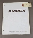 Ampex Micro 24/32 Maintenance Manual D-3275. Fixed Price $54.95.
