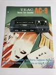 Teac AC-9 Stereo Car Cassette Deck Specifications Sheet Japan. Fixed Price $28.00.