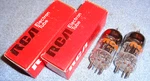 2 Nos Rca 6BK7B Vacuum Tubes 1975 Vintage Black Plate Audio Twin Triodes. Fixed Price $20.00.
