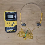 Sony Walkman Sports SRF-M70 Fm/am Radio W/belt Clip & Headphones Works. Fixed Price $29.99.