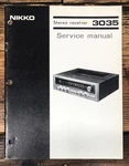 Nikko Model 3035 Receiver Service Manual *original*. Fixed Price $24.97.
