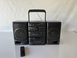 Sanyo MCD-S660 Portable Boombox-am/fm, Cd, Cassette, W/ Detach Speakers, Remote!. Fixed Price $79.99.
