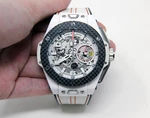 Hublot Big Bang Ferrari Carbon White Ceramic World Limited 401.HQ.0121.VR. Fixed Price $20000.00.
