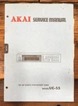 Akai UC-S5 Tuner Service Manual *original*. Fixed Price $14.97.