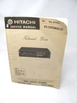 Hitachi VT-1570A NO.2545E Video Cassette Recorder Service Manual Schematics. Fixed Price $29.95.