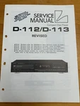 Luxman D-112 D-113 Compact Disc Cd Player Revised Service Manual Original Oem. Fixed Price $19.99.