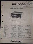 Pioneer KP-8500 Car Stereo Service Manual Original. Fixed Price $29.99.