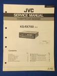 Jvc KS-RX700 Car Audio Cassette Service Manual Factory Original Real Thing. Fixed Price $10.48.