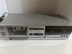 Vintage Hitachi D-E12 Dolby System Stereo Cassette Tape Deck Silver Untested. Fixed Price $42.74.