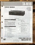 Sony TA-N110 Amplifier Service Manual *original*. Fixed Price $24.97.