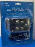 Radio Shack, 4-WAY Amplifier, #15-1119, 50-400MHZ,VCR/VHF/CATV/FM, Archer,new. Fixed Price $19.99.
