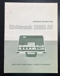 Wollensak 2520 Av Solid-state Cassette Recorder Owner Instructions Manual. Fixed Price $12.91.
