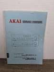 Akai AT-K33 AM-U33 Tuner Amplifier Service Manual Original Paperwork Repair. Fixed Price $13.49.
