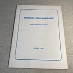 Orban 111B Dual Spring Reverb - Instruction Manual. Fixed Price $35.00.