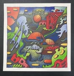 David Welker Print Signed Phish Grateful Dead Limited Edition Silkscreen. Fixed Price $65.00.