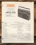 Superscope Radio Cassette Service Manual *original*. Fixed Price $14.97.