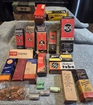 Vintage Lot Sylvania Ken Rad Stereo Tube & Audio Amplifier Capacitors. Fixed Price $44.00.