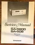 Pioneer SA-5800 SA-508 Amplifier Owner / User Manual *original*. Fixed Price $24.97.