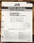 Jvc TD-R461 TD-R472 Cassette Service Manual *original*. Fixed Price $19.97.