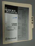Sherwood CD340B S270DD Service Manual Original Repair Book Stereo Tape Deck. Fixed Price $20.00.