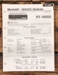 Sharp RT-160S Cassette Service Manual *original*. Fixed Price $14.97.