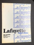 Lafayette RK-D100 Owners Manual Dolbyized Stereo Cassette Tape Deck Original. Fixed Price $49.99.