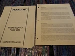 Acoustat Trans-nova TWIN-200 TNT-200 Owners Manual W/ Schematic 1 Only. Fixed Price $18.00.
