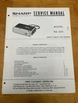 Sharp RD-406 Compact Cassette Tape Recorder Service Manual Vintage Oem Diagrams. Fixed Price $14.99.