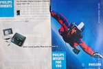 Philips Vintage Print Ad !! " Portable Dcc 130. Fixed Price $7.00.