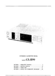 Akai GX-R99 Cassette Deck Owners Instruction Manual. Fixed Price $22.24.