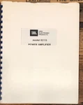 Jbl Urei Model 6215 Amplifier Schematic & Owners / User Manual *original*. Fixed Price $24.97.